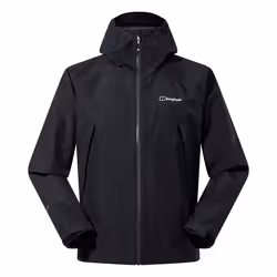 Berghaus Men's Paclite Dynax Gore-Tex Waterproof Shell Jacket, Lightweight, Eco-Friendly, Durable Coat, Black, XL