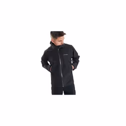 Berghaus Men's Paclite Dynax Gore-Tex Waterproof Shell Jacket, Lightweight, Eco-Friendly, Durable Coat, Black, XL