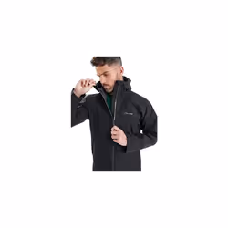 Berghaus Men's Paclite Dynax Gore-Tex Waterproof Shell Jacket, Lightweight, Eco-Friendly, Durable Coat, Black, XL