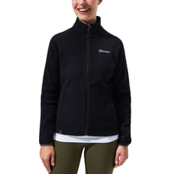 Berghaus Womens Prism 2.0 Micro Full Zip Warm Winter Fleece Jacket - 12, Black/Black