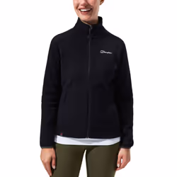 Berghaus Womens Prism 2.0 Micro Full Zip Warm Winter Fleece Jacket - 14, Black/Black