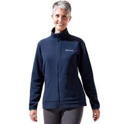 Berghaus Womens Prism 2.0 Micro Full Zip Warm Winter Fleece Jacket - 8, Night Sky