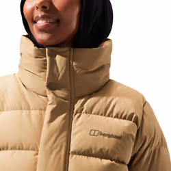 Berghaus Womens Rosthwaite Reflect Down Recycled Warm Winter Jacket - UK 10, Natural