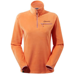 Berghaus Womens Prism 2.0 Half Zip Walking Hiking Fleece Jumper Top - 16, Peach Bloom