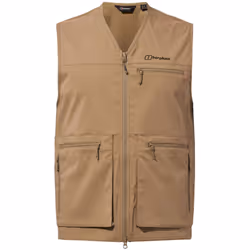 Berghaus Unisex Utility Pocket Water Resistant Walking Gilet Vest - XL, Brown