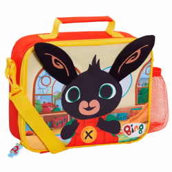 Bing Bunny Lunch Bag 3D Ears Boys Girls Nursery School Bag with Detachable Strap - One Size