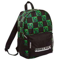Minecraft Backpack Adults Kids Creeper Gamer School Bag Laptop Gaming Rucksack - One Size