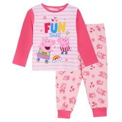 Girls Peppa Pig Pyjamas Kids Luxury Classic Peppa Pink Full Length Long Pjs Set - 2-3 Years