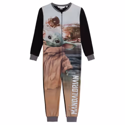 The Mandalorian All In One Kids Baby Yoda Pyjamas Star Wars Boys Pjs Loungewear - 9-10 Years