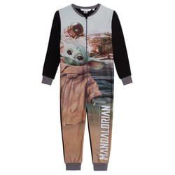 The Mandalorian All In One Kids Baby Yoda Pyjamas Star Wars Boys Pjs Loungewear - 13 Years