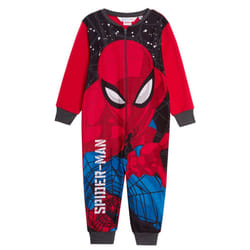 The Official Spiderman Boys Fleece All In One Kids Marvel Pyjamas Pjs Nightwear - 7-8 Years