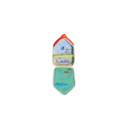 Backpack Playhouse with Full Interior and Folding Shelf Rucksack Kids Nursery Rucksack Travel Toy Bag
