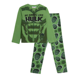 Incredible Hulk Pyjamas Kids Dress Up Pjs Boys Novelty Avengers Nightwear Set - 10 Years