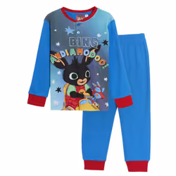 Bing Bunny Pyjamas Kids Luxury Full Length Pjs Gift Boxed Hoppity Nightwear Set - Blue, 4 Years