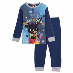 Bing Bunny Pyjamas Kids Luxury Full Length Pjs Gift Boxed Hoppity Nightwear Set - Navy, 3 Years