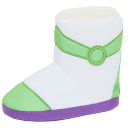 Buzz Lightyear Slipper Boots Toy Story Boys Slippers Booties Fleece House Shoes - 8 UK Child