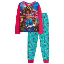 Girls Disney Encanto Pyjamas For Kids Full Length Mirabel Pjs Set Nightwear Size - 9-10 Years