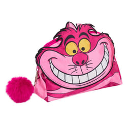 Cheshire Cat Make Up Bag for Women Disney Cosmetic Toiletries Bag Pencil Case - Pink