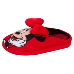 Girls Disney Minnie Mouse Mule Slippers Toddlers Open Back Slip On House Shoes - 11.5 UK Child