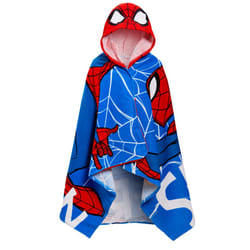 Spiderman Hooded Towel Avengers Poncho Kids Beach Towel Bath Towel Swimming Wrap - One Size