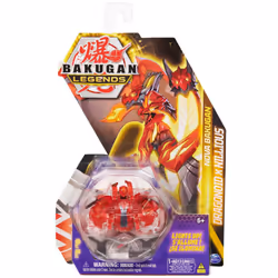 Bakugan Legends Nova Light-Up Figure Trading Cards - Dragonoid X Nillious
