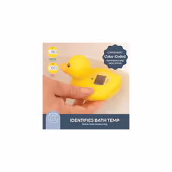 Room and Bath Baby Thermometer - Reliable Temperature Readings - Yellow Duck