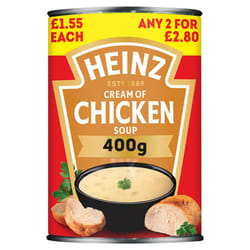 Heinz Classic Cream of Chicken Soup 400g (Pack of 12)