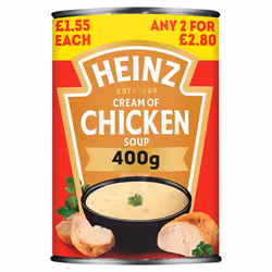 Heinz Classic Cream of Chicken Soup 400g (Pack of 12)