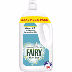 Fairy Non Bio Laundry Detergent Washing Liquid, 107 Washes