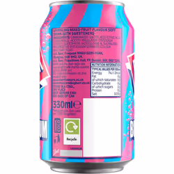 Barr Bubblegum Fizzy Drink Cans, 330ml, (Pack of 24)