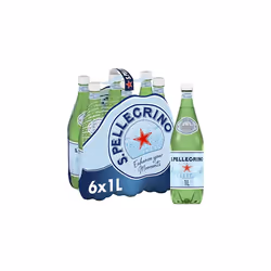 San Pellegrino Sparkling Natural Mineral Water 6x1L