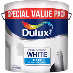 Dulux 6L - Matt Pure Brilliant White