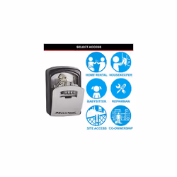 Extra Large Key Safe Wall Mounted, XL 106 x 146 x 53 mm, Outdoor, Mounting Kit, for Home Office Industries Vehicles