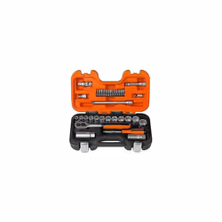 Bahco Socket Set 34 Piece 1/4 and 3/8 Square Drive - S330