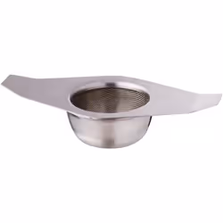 Sunnex Stainless Steel Tea Strainer with Drip Bowl