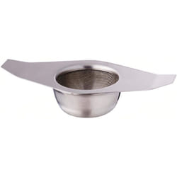 Sunnex Stainless Steel Tea Strainer with Drip Bowl