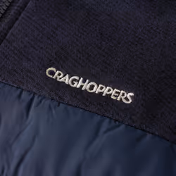 Craghoppers Mens 2022 Carson Recycled Fleece Insulated Hybrid Jacket - S, Blue Navy