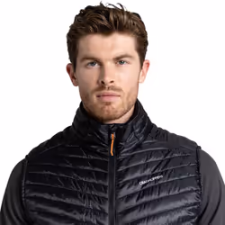 Craghoppers Mens ExpoLite Water Repellent Recycled Vest Gilet - S, Black