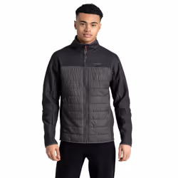 Craghoppers Mens Kennett Lightweight Recycled Hybrid Jacket - M, Black Pepper