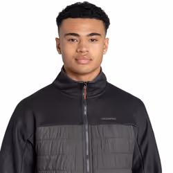 Craghoppers Mens Kennett Lightweight Recycled Hybrid Jacket - M, Black Pepper