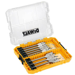 DeWalt DT70750-QZ 8 Piece Flat Bit Set for Wood 12 - 32mm In TSTAK Case
