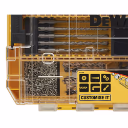 Dewalt DT70762 85 PC Screwdriver Drill Bit Set HSS-G Large Tough Case for Tstak - Additional view 4