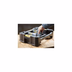 Masonry Drilling Bit Set for Metal and Wood Includes a Small ToughCase and Shaker Box Compatible with Pro-Stack and TSTAK (14 Pieces) STA88561