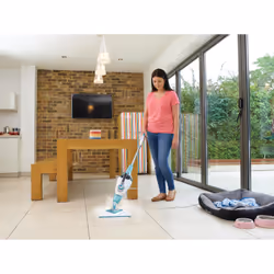 Black & Decker BHSM1610DSM-GB steam cleaner Portable steam cleaner 0.5 L 1600 W Blue, White - Additional view 5