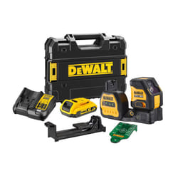 DeWALT DCE088D1G18-GB 12V/18V XR Cross Line Green Laser Level Kit With 2.0Ah Battery