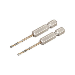 DEWALT BLACK&GOLD Hex HSS-G Drill Bits (2) 2.0mm