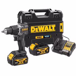 Dewalt 18V XR Brushless Compact Combi Hammer Drill - Black/Yellow
