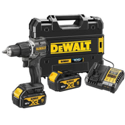 Dewalt 18V XR Brushless Compact Combi Hammer Drill - Black/Yellow