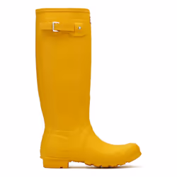 Hunter Original Womens Bright Yellow Tall Wellington Boots - UK 5