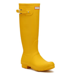 Hunter Original Womens Bright Yellow Tall Wellington Boots - UK 8